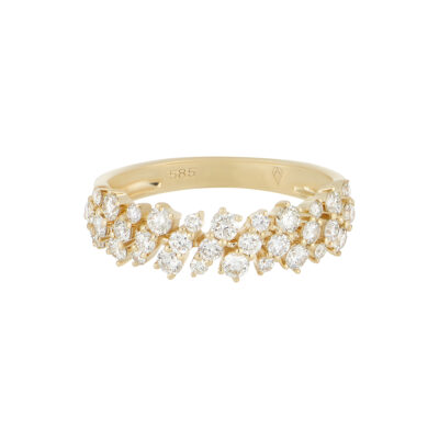 Anillo de Oro Amarillo con Diamantes - Imagen 3