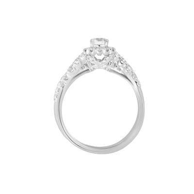 Anillo de Oro Blanco con Diamantes Naturales - Imagen 2