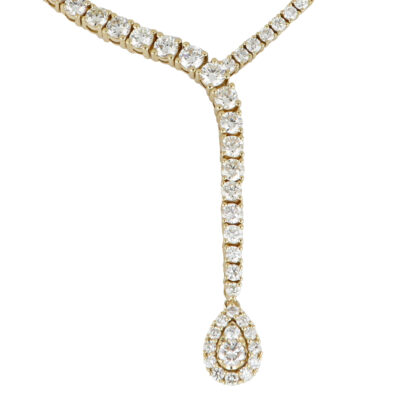 Gargantilla de Oro Amarillo con Diamantes - Imagen 3